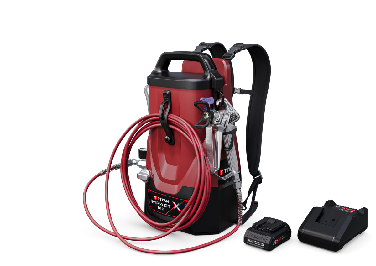Airless eléctrico de pistón TITAN – profesional – Impact X 120 18V